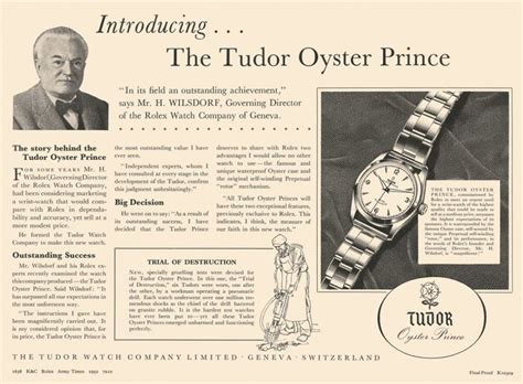 vintage tudor watch ads